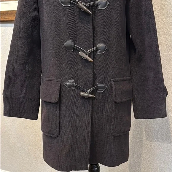 Authentic Black Toggle Coat - Picture 4 of 16